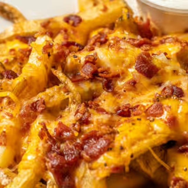 Bacon Cheese Fries.