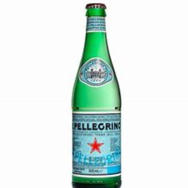 San Pellegrino Mineral Water.