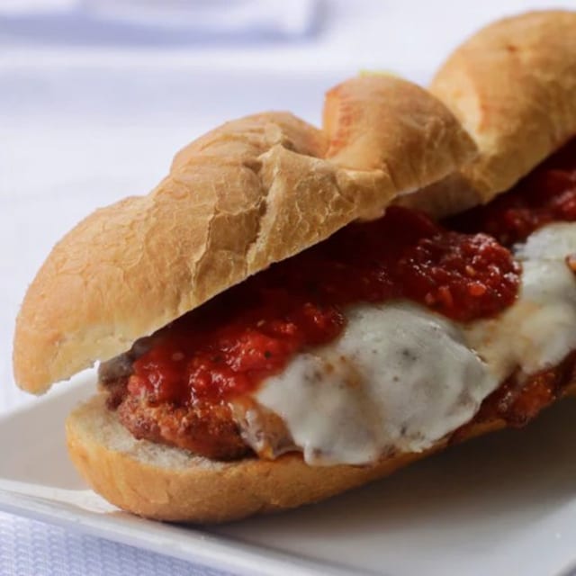 Cheeseburger Parmigiana.